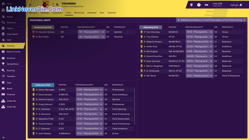 Hình ảnh trong game Football Manager 2019 (screenshot) Hình ảnh trong game Football Manager 2019 (screenshot)