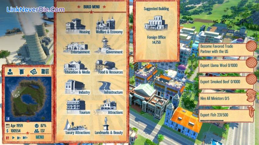 Hình ảnh trong game Tropico 4 (screenshot) Hình ảnh trong game Tropico 4 (screenshot)