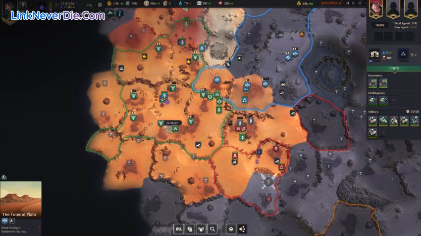 Hình ảnh trong game Dune: Spice Wars (screenshot) Hình ảnh trong game Dune: Spice Wars (screenshot)