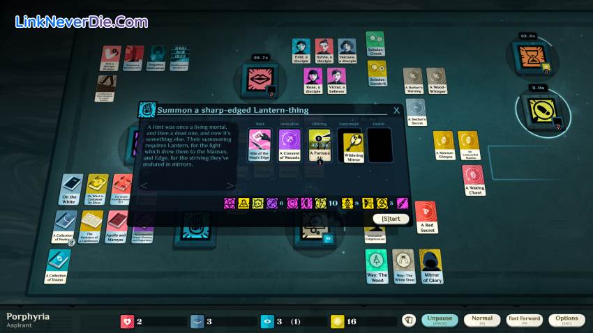 Hình ảnh trong game Cultist Simulator (screenshot) Hình ảnh trong game Cultist Simulator (screenshot)
