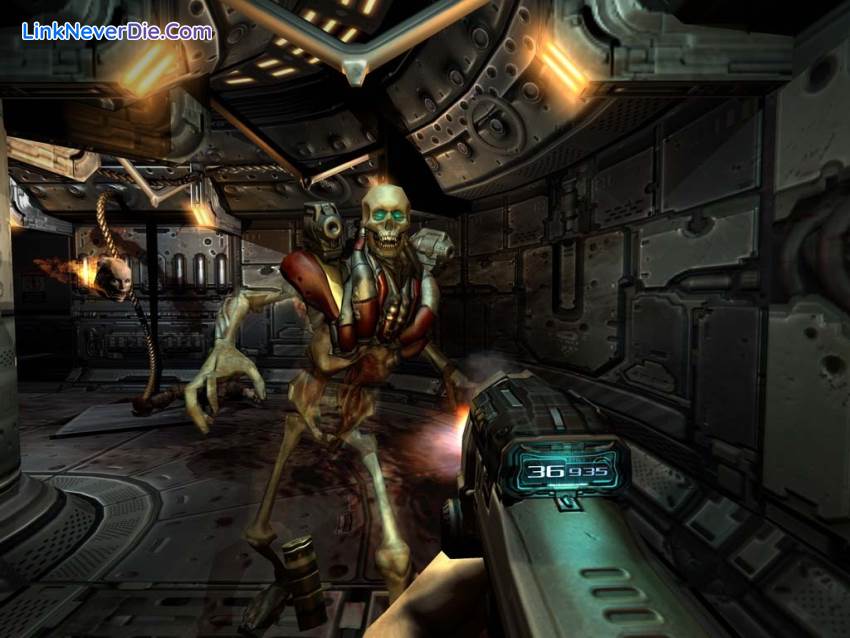 Hình ảnh trong game Doom 3 (screenshot) Hình ảnh trong game Doom 3 (screenshot)