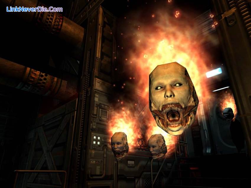 Hình ảnh trong game Doom 3 (screenshot) Hình ảnh trong game Doom 3 (screenshot)
