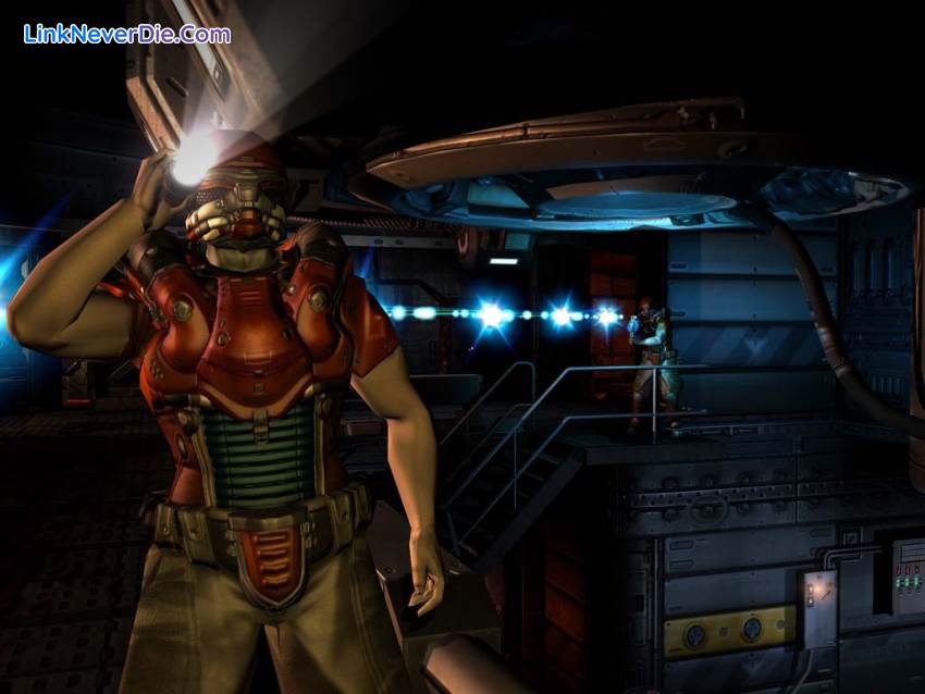 Hình ảnh trong game Doom 3 (screenshot) Hình ảnh trong game Doom 3 (screenshot)