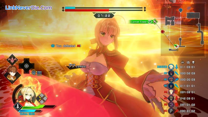 Hình ảnh trong game Fate/EXTELLA LINK (screenshot) Hình ảnh trong game Fate/EXTELLA LINK (screenshot)