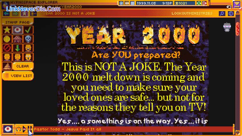 Hình ảnh trong game Hypnospace Outlaw (screenshot) Hình ảnh trong game Hypnospace Outlaw (screenshot)