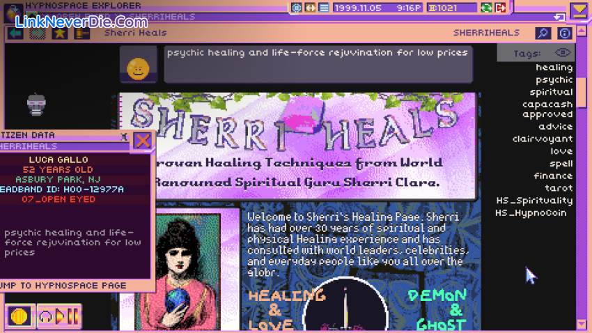 Hình ảnh trong game Hypnospace Outlaw (screenshot) Hình ảnh trong game Hypnospace Outlaw (screenshot)