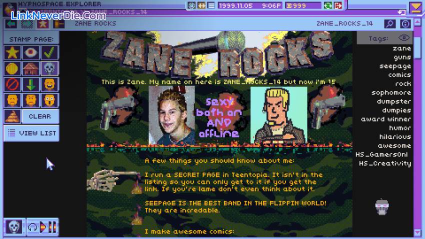 Hình ảnh trong game Hypnospace Outlaw (screenshot) Hình ảnh trong game Hypnospace Outlaw (screenshot)