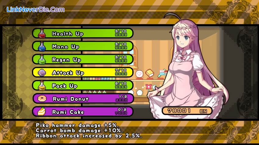 Hình ảnh trong game Rabi-Ribi (screenshot) Hình ảnh trong game Rabi-Ribi (screenshot)