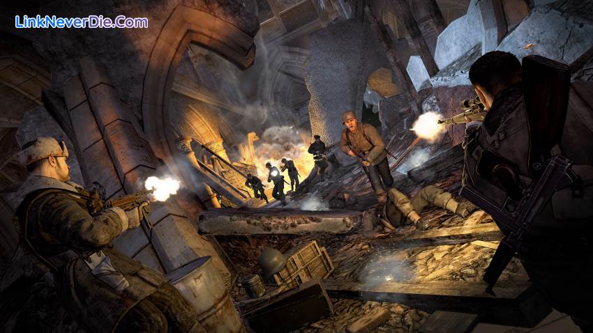 Hình ảnh trong game Sniper Elite V2 Remastered (screenshot) Hình ảnh trong game Sniper Elite V2 Remastered (screenshot)