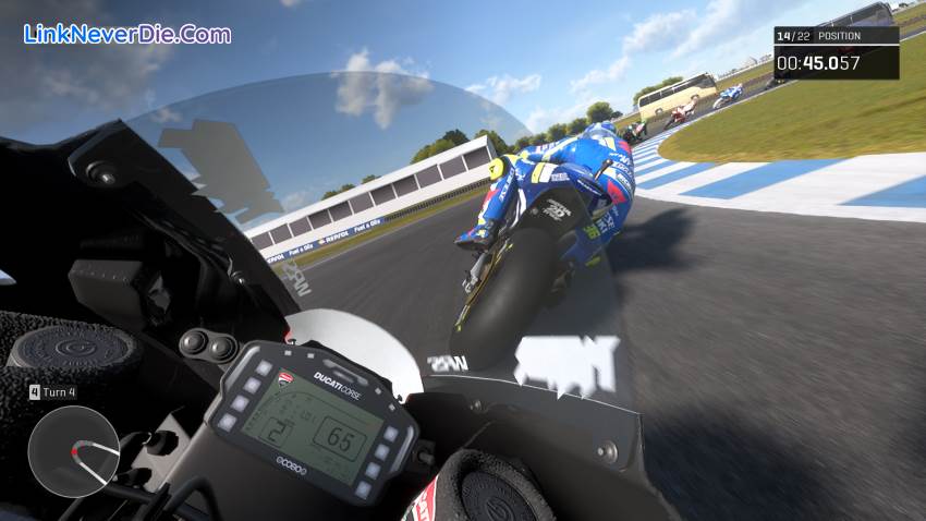 Hình ảnh trong game MotoGP 19 (screenshot) Hình ảnh trong game MotoGP 19 (screenshot)