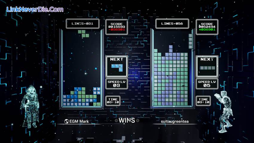Hình ảnh trong game Tetris Effect (screenshot) Hình ảnh trong game Tetris Effect (screenshot)