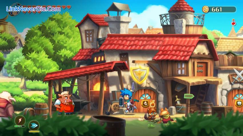 Hình ảnh trong game Monster Boy and the Cursed Kingdom (screenshot) Hình ảnh trong game Monster Boy and the Cursed Kingdom (screenshot)