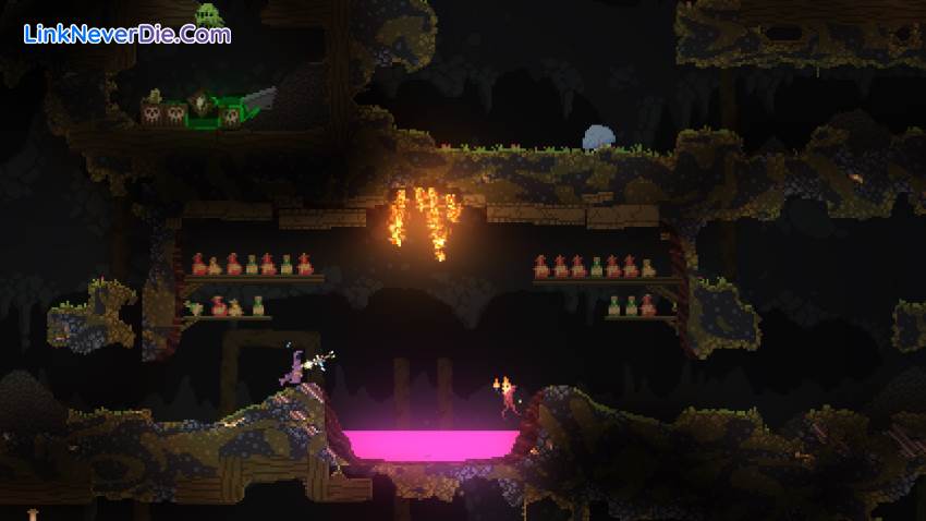 Hình ảnh trong game Noita (screenshot) Hình ảnh trong game Noita (screenshot)