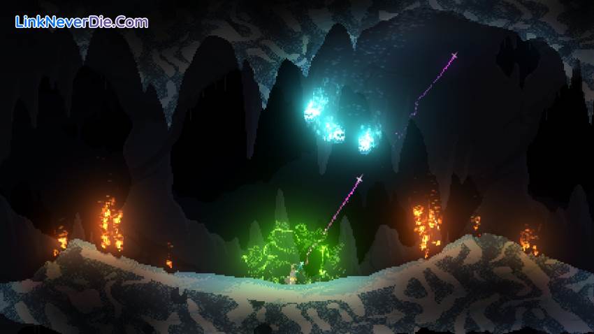 Hình ảnh trong game Noita (screenshot) Hình ảnh trong game Noita (screenshot)
