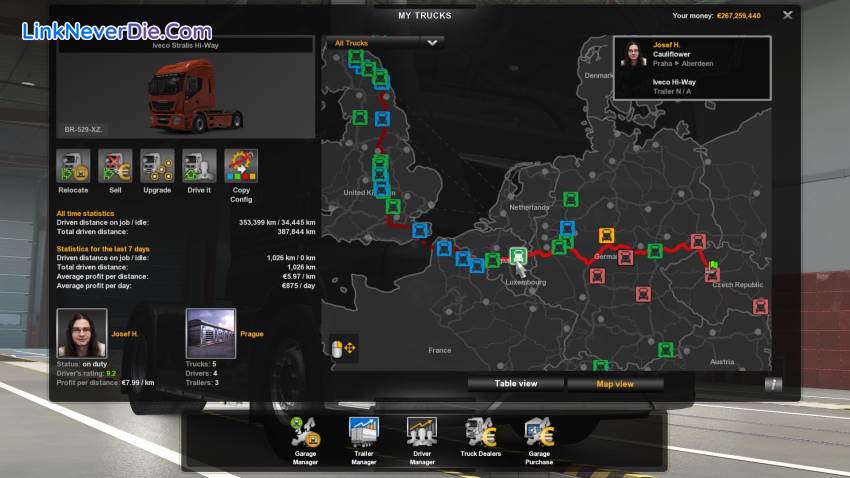 Hình ảnh trong game Euro Truck Simulator 2 (screenshot) Hình ảnh trong game Euro Truck Simulator 2 (screenshot)