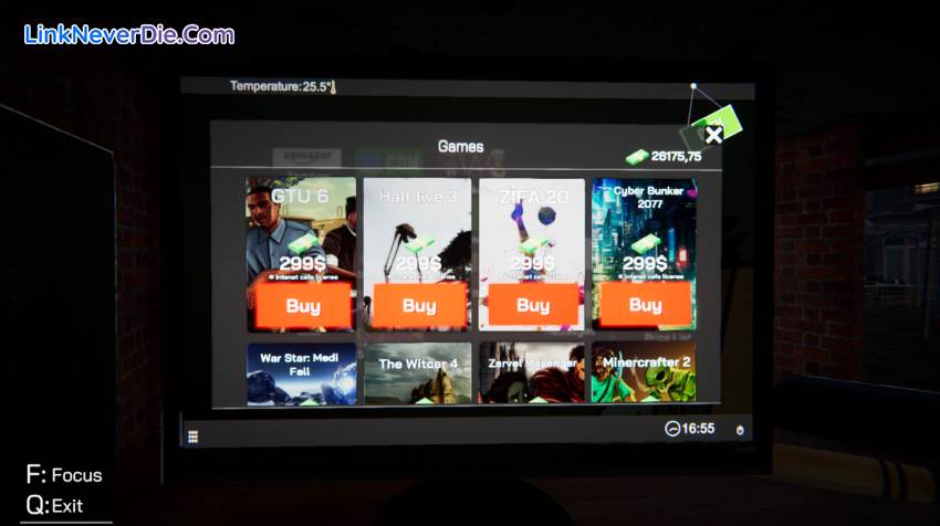 Hình ảnh trong game Internet Cafe Simulator (screenshot) Hình ảnh trong game Internet Cafe Simulator (screenshot)