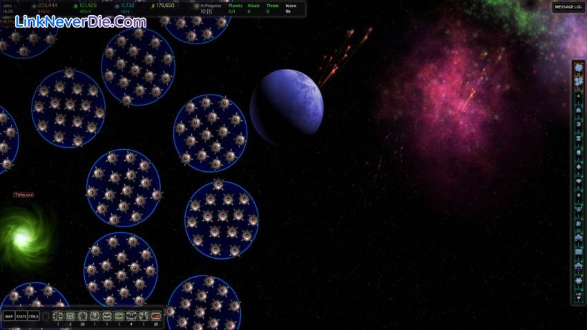 Hình ảnh trong game AI War (screenshot) Hình ảnh trong game AI War (screenshot)