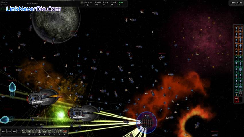 Hình ảnh trong game AI War (screenshot) Hình ảnh trong game AI War (screenshot)