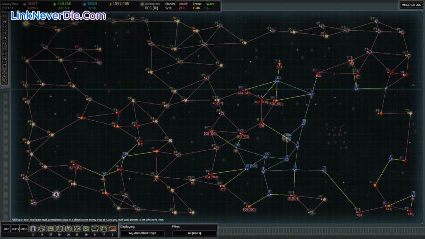 Hình ảnh trong game AI War (screenshot) Hình ảnh trong game AI War (screenshot)