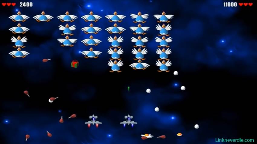 Hình ảnh trong game Chicken Invaders (screenshot) Hình ảnh trong game Chicken Invaders (screenshot)