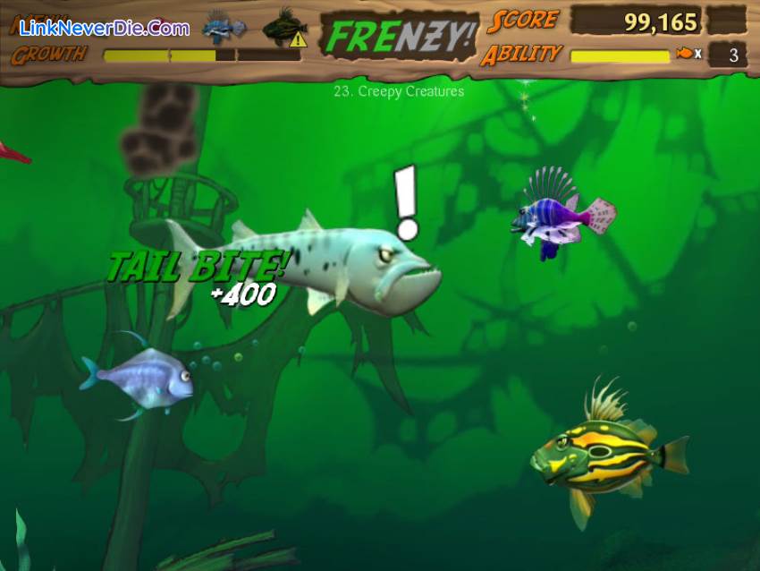 Hình ảnh trong game Feeding Frenzy (screenshot) Hình ảnh trong game Feeding Frenzy (screenshot)