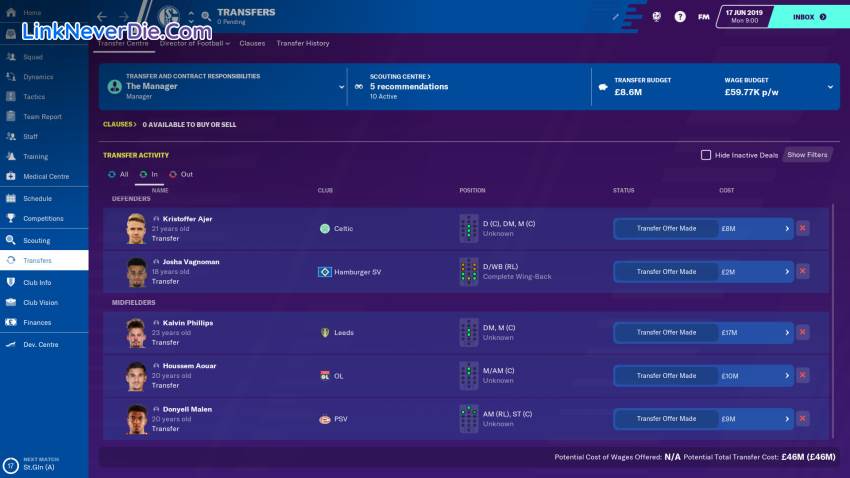 Hình ảnh trong game Football Manager 2020 (screenshot) Hình ảnh trong game Football Manager 2020 (screenshot)
