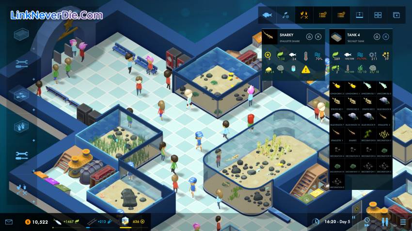 Hình ảnh trong game Megaquarium (screenshot) Hình ảnh trong game Megaquarium (screenshot)