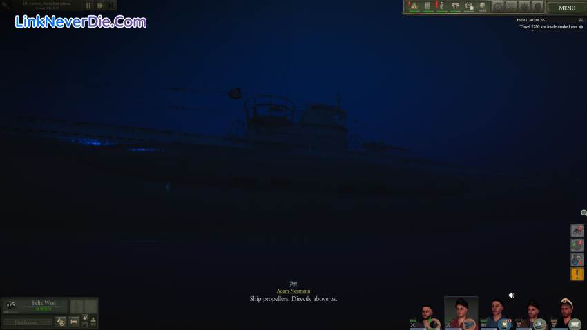 Hình ảnh trong game UBOAT (screenshot) Hình ảnh trong game UBOAT (screenshot)