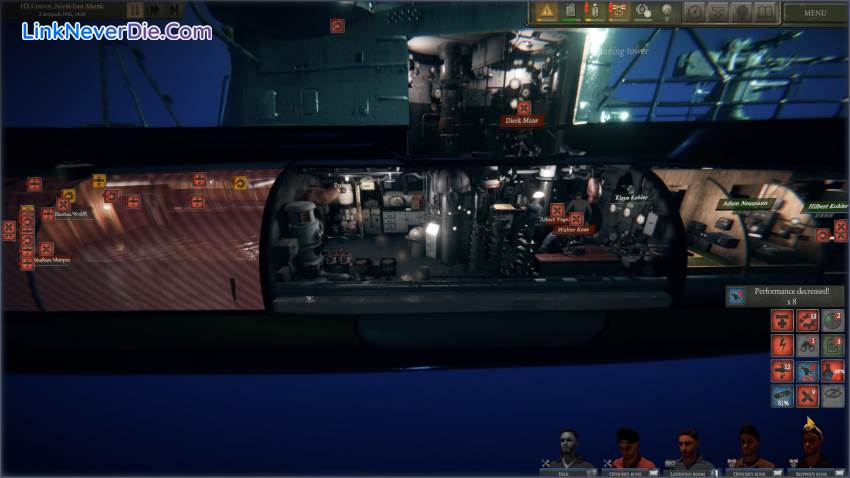 Hình ảnh trong game UBOAT (screenshot) Hình ảnh trong game UBOAT (screenshot)