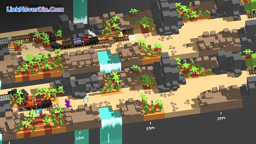 Hình ảnh trong game Unrailed! (screenshot) Hình ảnh trong game Unrailed! (screenshot)