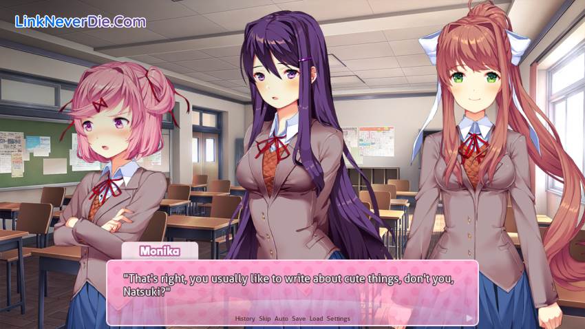 Hình ảnh trong game Doki Doki Literature Club! (screenshot) Hình ảnh trong game Doki Doki Literature Club! (screenshot)