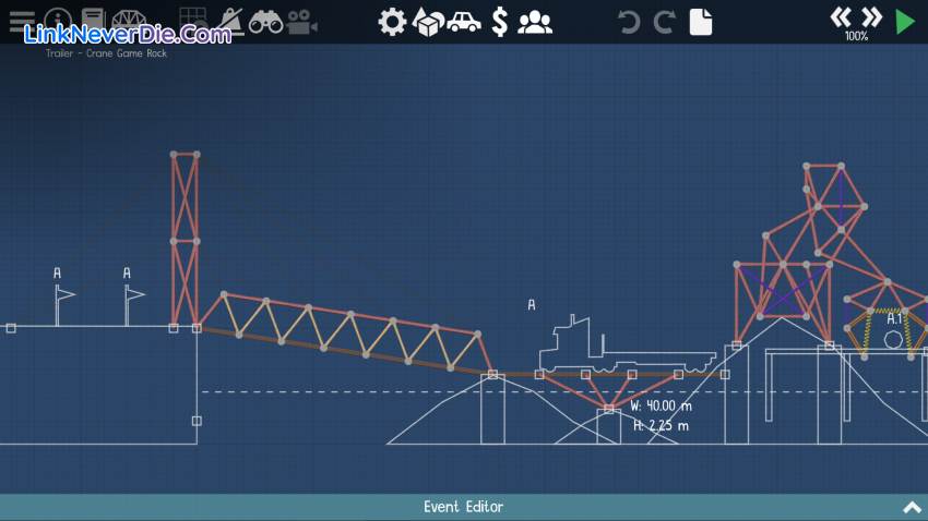 Hình ảnh trong game Poly Bridge 2 (screenshot) Hình ảnh trong game Poly Bridge 2 (screenshot)