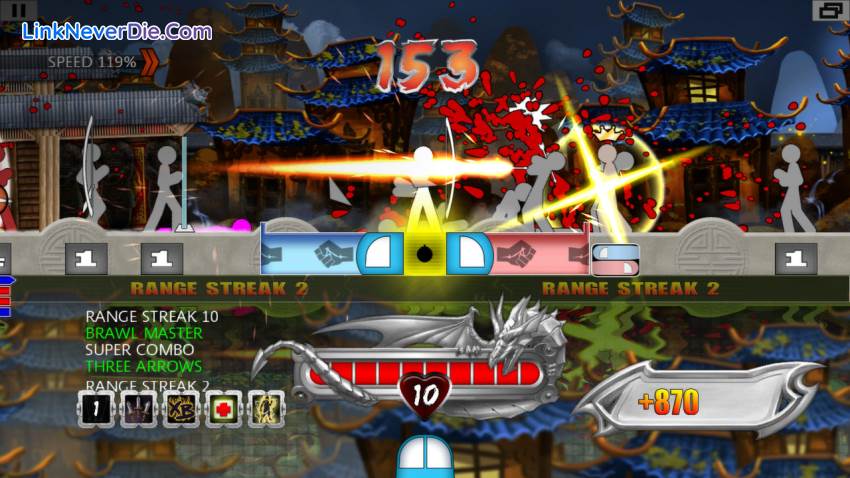 Hình ảnh trong game One Finger Death Punch (screenshot) Hình ảnh trong game One Finger Death Punch (screenshot)
