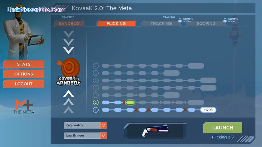 Hình ảnh trong game KovaaK 2.0 (screenshot) Hình ảnh trong game KovaaK 2.0 (screenshot)