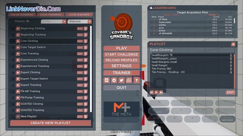 Hình ảnh trong game KovaaK 2.0 (screenshot) Hình ảnh trong game KovaaK 2.0 (screenshot)