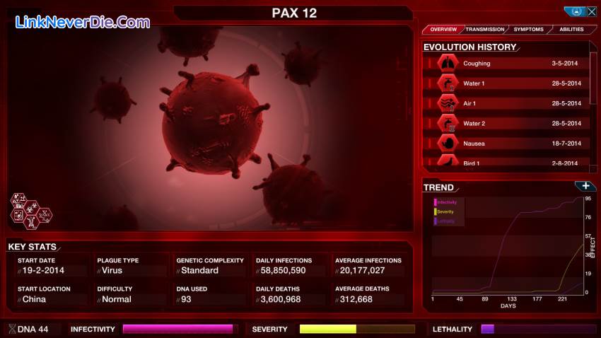 Hình ảnh trong game Plague Inc: Evolved (screenshot) Hình ảnh trong game Plague Inc: Evolved (screenshot)