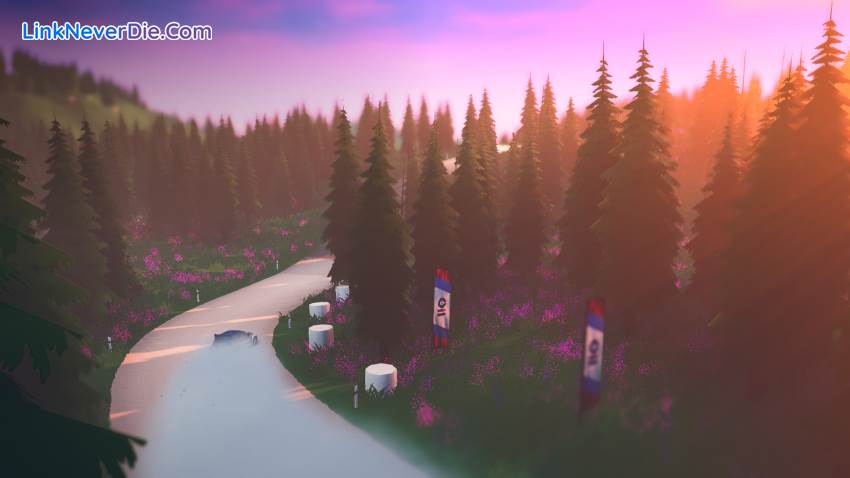 Hình ảnh trong game art of rally (screenshot) Hình ảnh trong game art of rally (screenshot)