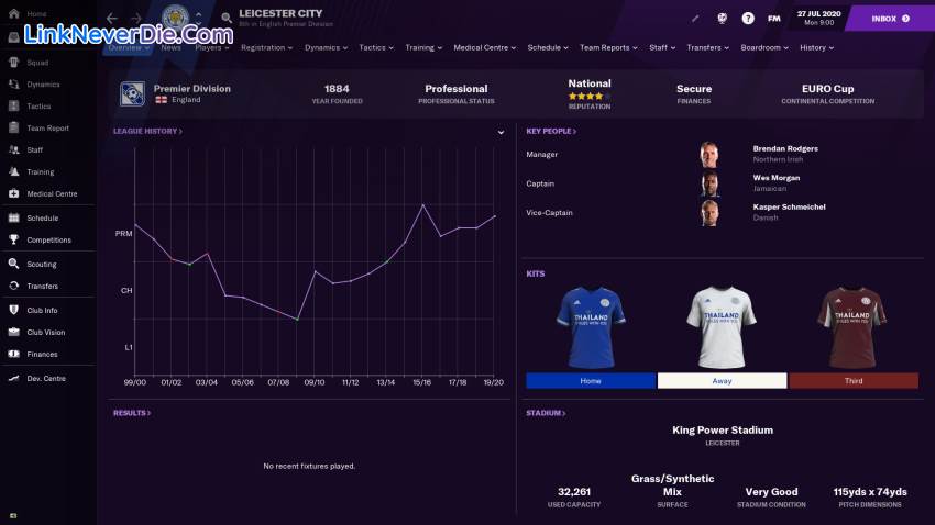 Hình ảnh trong game Football Manager 2021 (screenshot) Hình ảnh trong game Football Manager 2021 (screenshot)