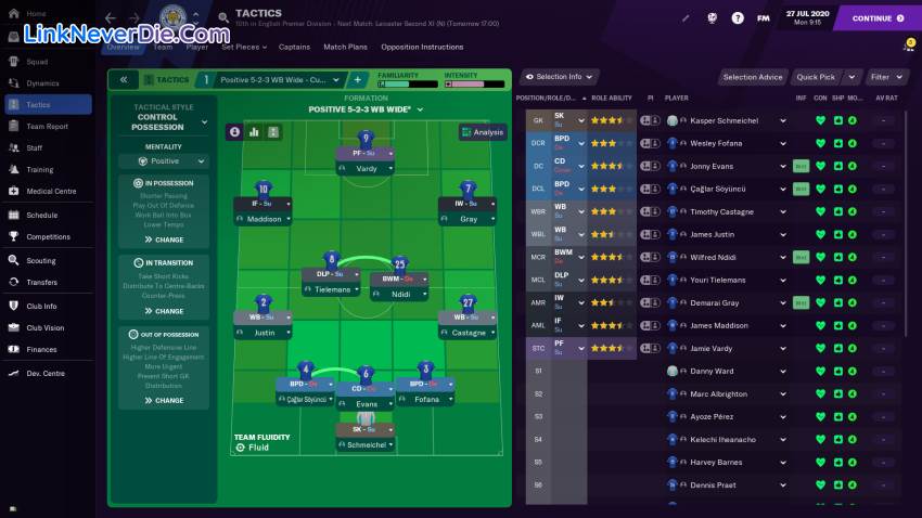 Hình ảnh trong game Football Manager 2021 (screenshot) Hình ảnh trong game Football Manager 2021 (screenshot)