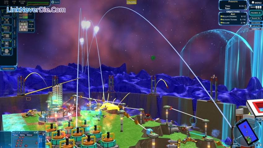 Hình ảnh trong game Creeper World 4 (screenshot) Hình ảnh trong game Creeper World 4 (screenshot)