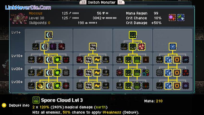 Hình ảnh trong game Monster Sanctuary (screenshot) Hình ảnh trong game Monster Sanctuary (screenshot)
