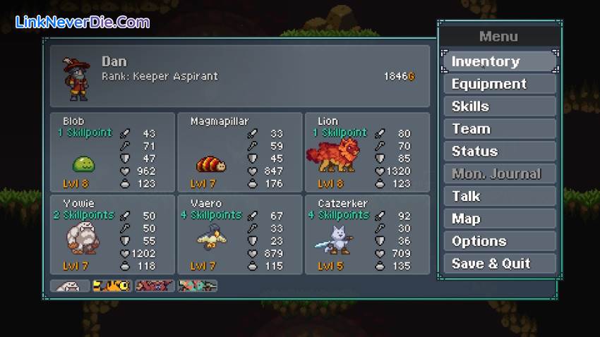 Hình ảnh trong game Monster Sanctuary (screenshot) Hình ảnh trong game Monster Sanctuary (screenshot)