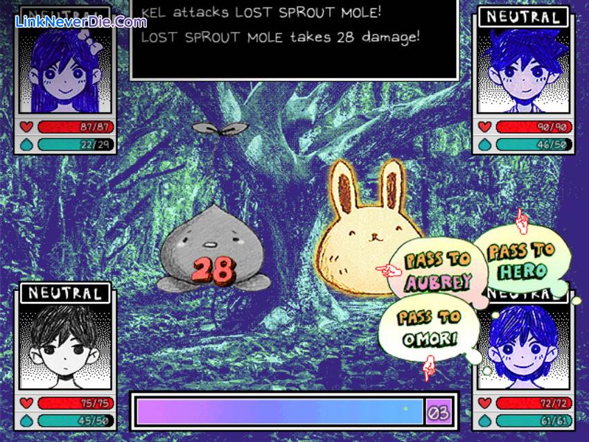 Hình ảnh trong game OMORI (screenshot) Hình ảnh trong game OMORI (screenshot)