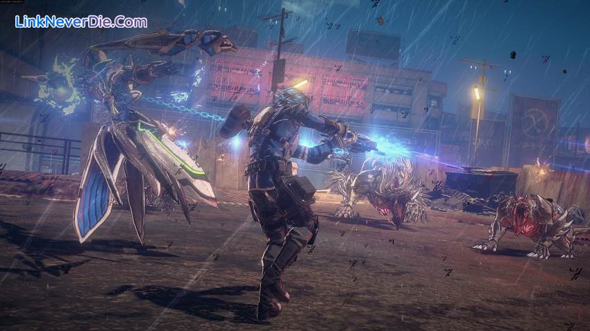 Hình ảnh trong game Astral Chain (screenshot) Hình ảnh trong game Astral Chain (screenshot)
