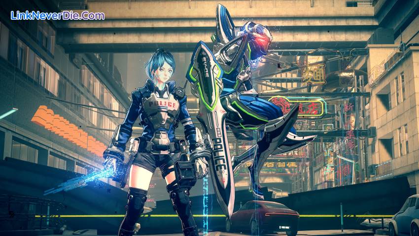 Hình ảnh trong game Astral Chain (screenshot) Hình ảnh trong game Astral Chain (screenshot)