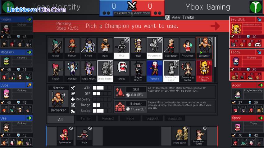 Hình ảnh trong game Teamfight Manager (screenshot) Hình ảnh trong game Teamfight Manager (screenshot)
