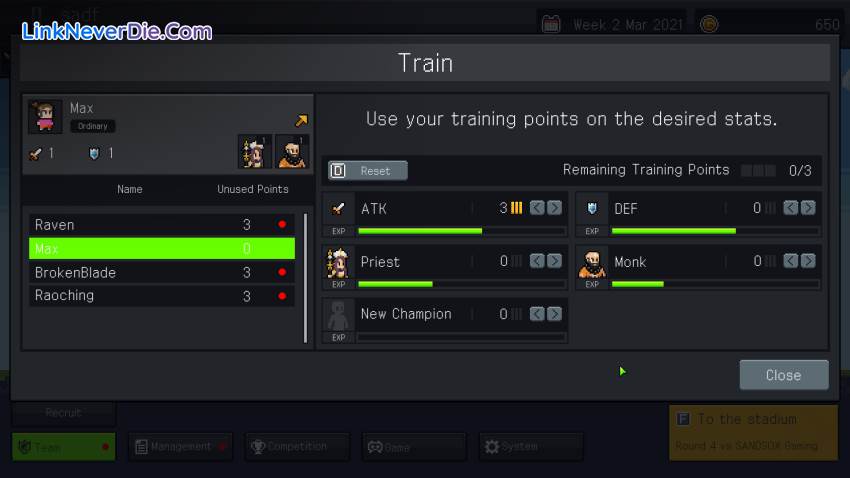 Hình ảnh trong game Teamfight Manager (screenshot) Hình ảnh trong game Teamfight Manager (screenshot)