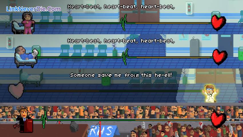 Hình ảnh trong game Rhythm Doctor (screenshot) Hình ảnh trong game Rhythm Doctor (screenshot)