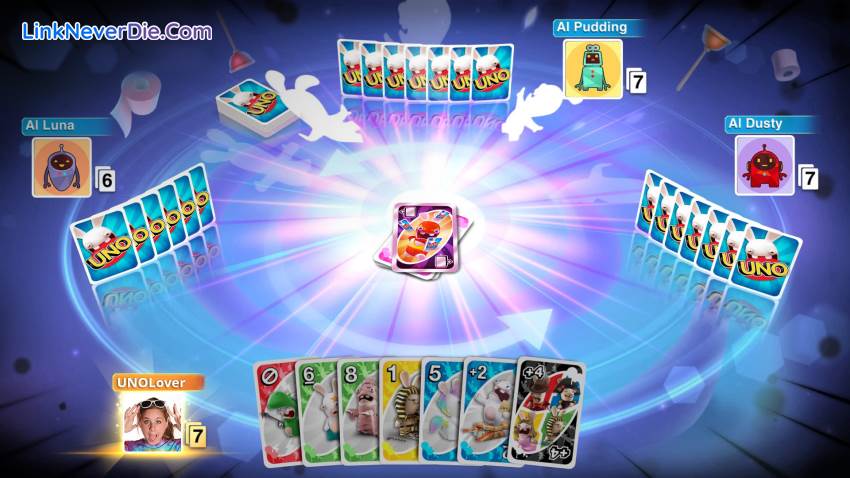 Hình ảnh trong game UNO (screenshot) Hình ảnh trong game UNO (screenshot)