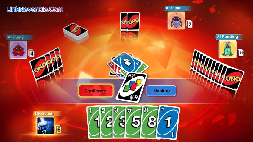 Hình ảnh trong game UNO (screenshot) Hình ảnh trong game UNO (screenshot)